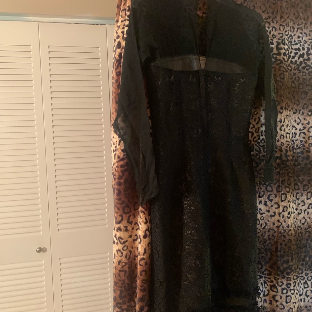 OSCAR DE LA RENTA VINTAGE BLACK DRESS, Size 4 NWT NEVER WORN. - Picture 3 of 7